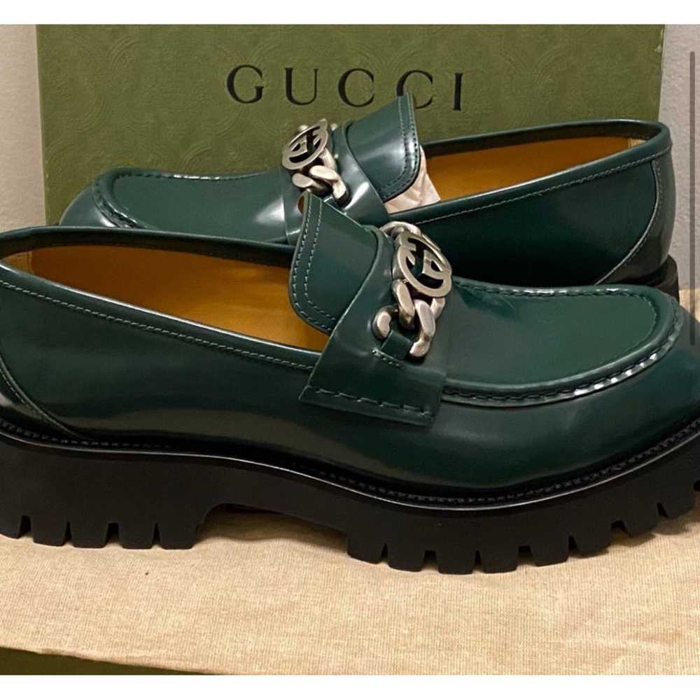 Gucci Leather flats - image 3