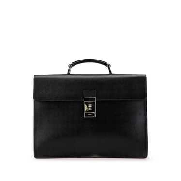 Black Prada Saffiano Briefcase Business Bag