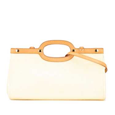 White Louis Vuitton Monogram Vernis Roxbury Drive… - image 1