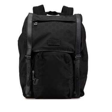 Black Gucci GG Nylon Backpack