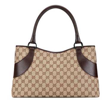 Brown Gucci GG Canvas Tote