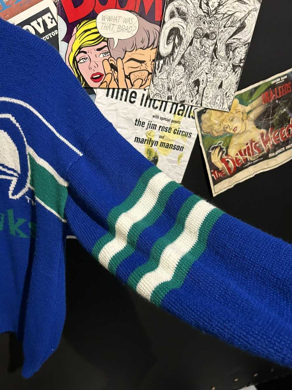 NFL × Vintage Vintage Seahawks knit sweater - image 3