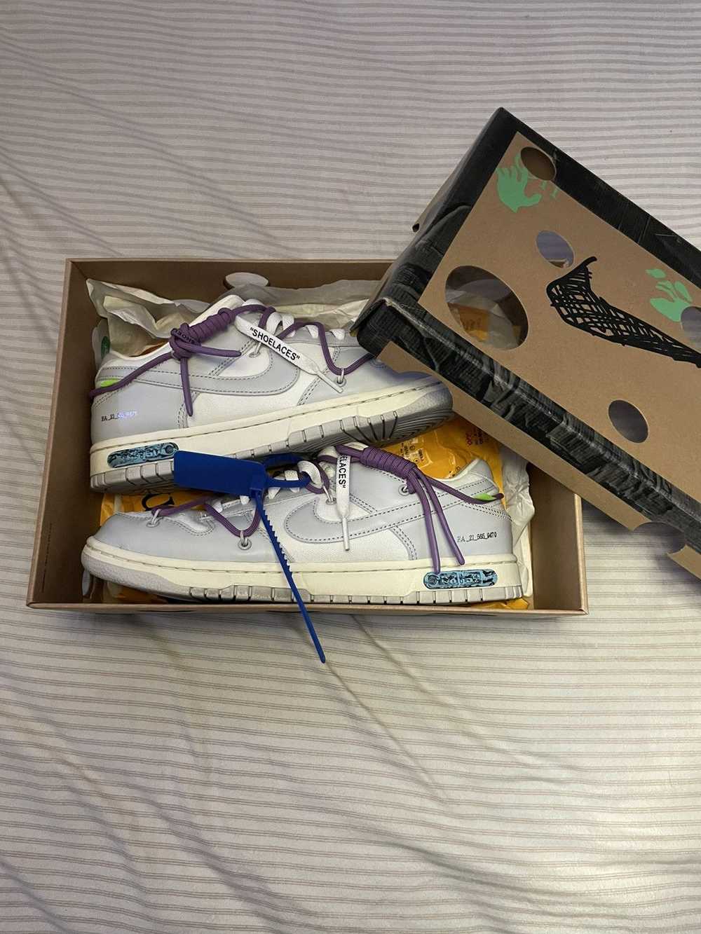 Nike × Off-White × Virgil Abloh Nike Dunk Low Off… - image 1