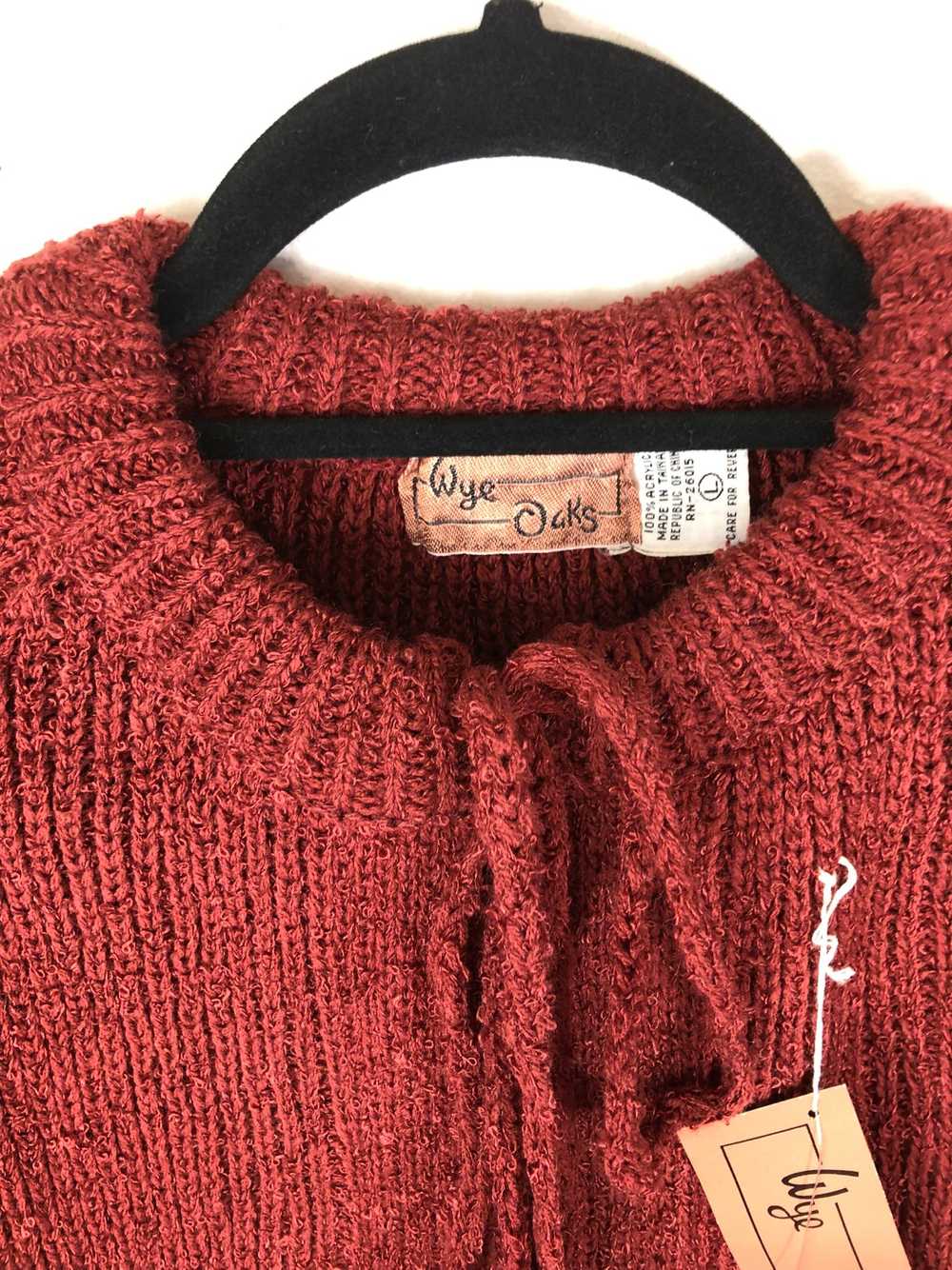 Wye Oaks Tie Sweater Cardigan (Deadstock) - image 3