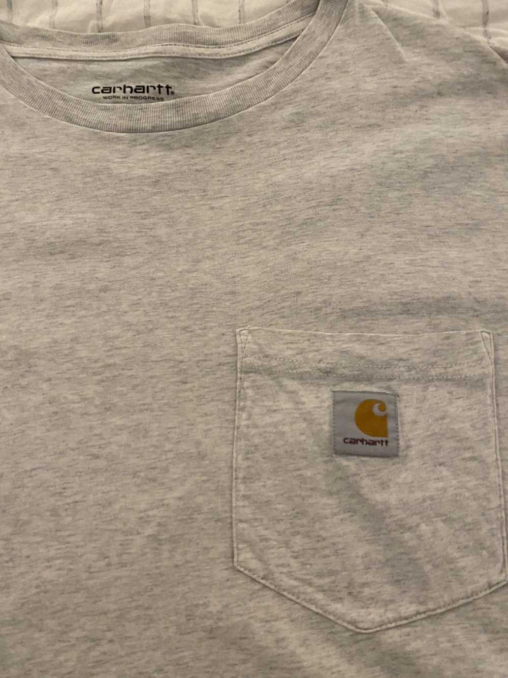 Carhartt Wip Carhartt WIP Pocket T-shirt Ash Heat… - image 4