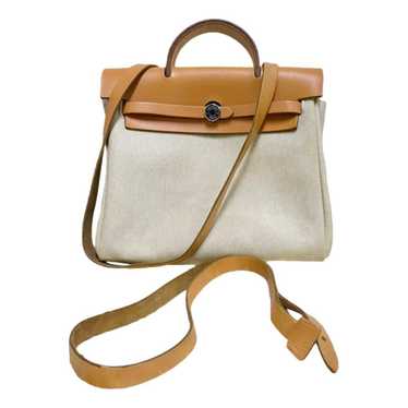 Hermès Herbag leather backpack - image 1