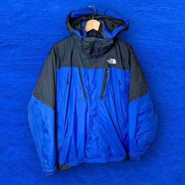 The North Face Men's Hooded Raincoat - Two-Tone on sale Navy & Royal Blue - Size L - GUC