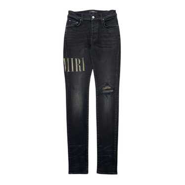 Amiri Amiri Core Logo Applique Jeans Aged Black - image 1