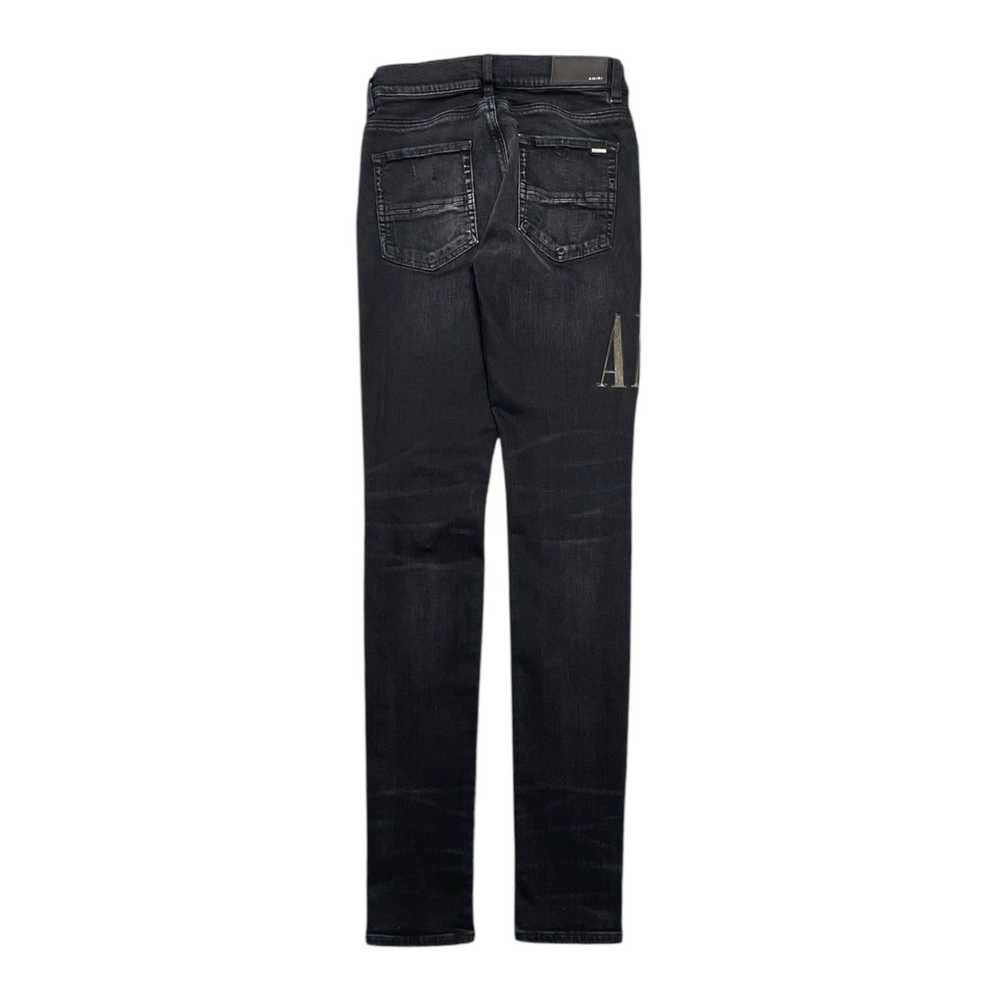 Amiri Amiri Core Logo Applique Jeans Aged Black - image 2