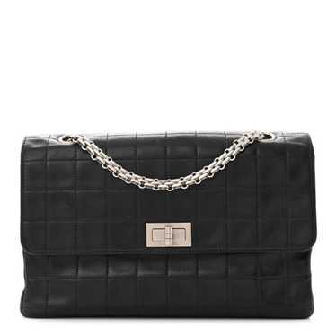 CHANEL Lambskin Chocolate Bar Mademoiselle Flap Bl