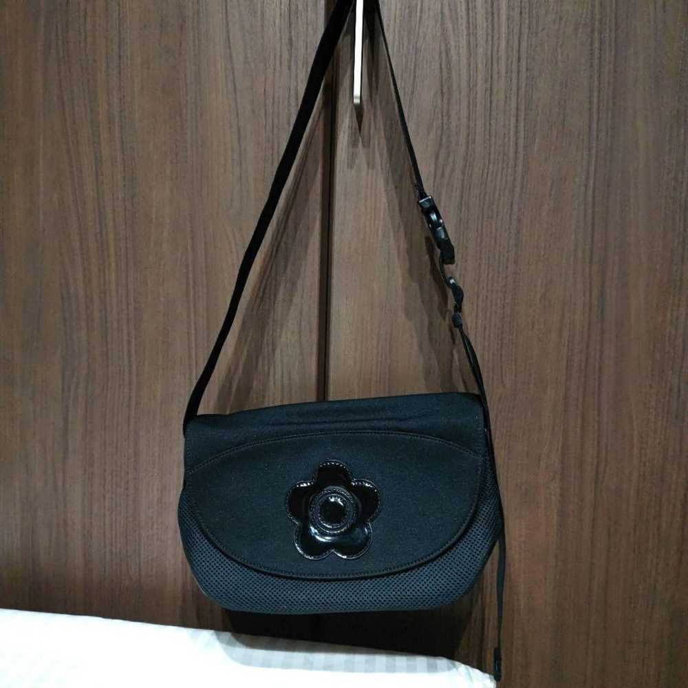 【Excellent Condition】Marie Quant Body Bag Black - image 8