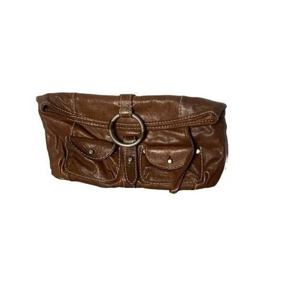 Ruehl 925 Abercrombie & Fitch Leather Fold Over C… - image 1