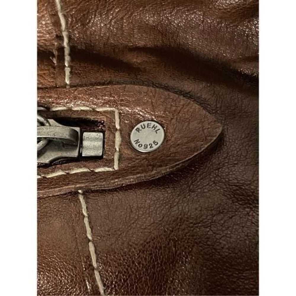 Ruehl 925 Abercrombie & Fitch Leather Fold Over C… - image 3