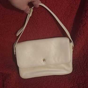 Etienne Aigner cream shoulder bag preloved