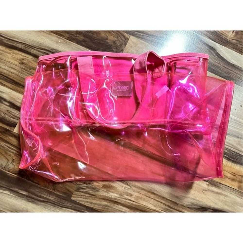 Victoria’s Secret PINK Clear Transparent Large Y2… - image 1