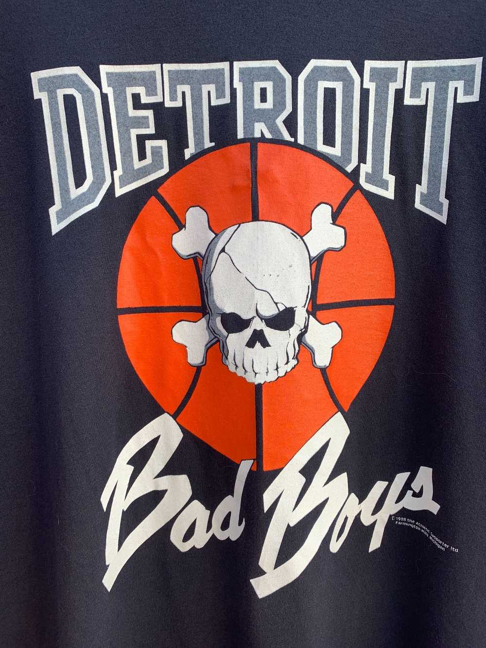 1988 NBA DETROIT PISTONS DETROIT BAD BOYS GRAPHIC… - image 2