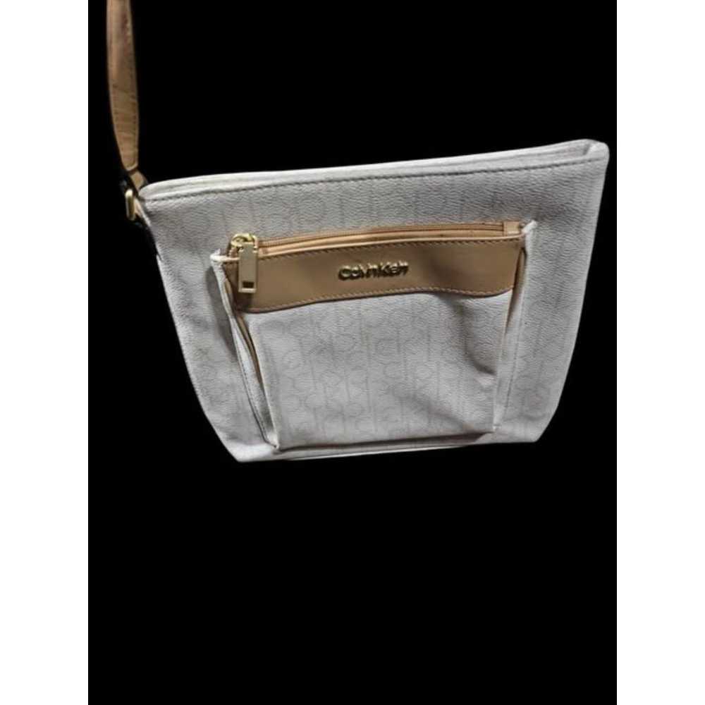 Calvin Klein White Monogram Crossbody - image 1