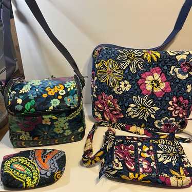 Vera Bradley Floral Quilted Bag Bundle