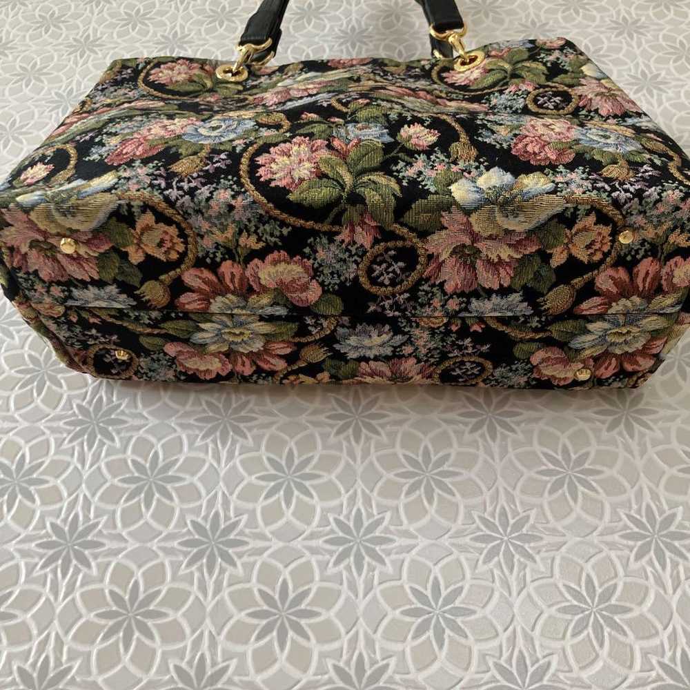 Think Bee! Floral Jacquard Woven Tote Bag - image 6