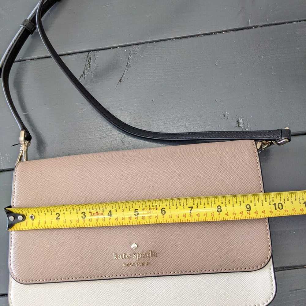 Kate Spade Madison Flap Crossbody Bag Beige Nude … - image 12