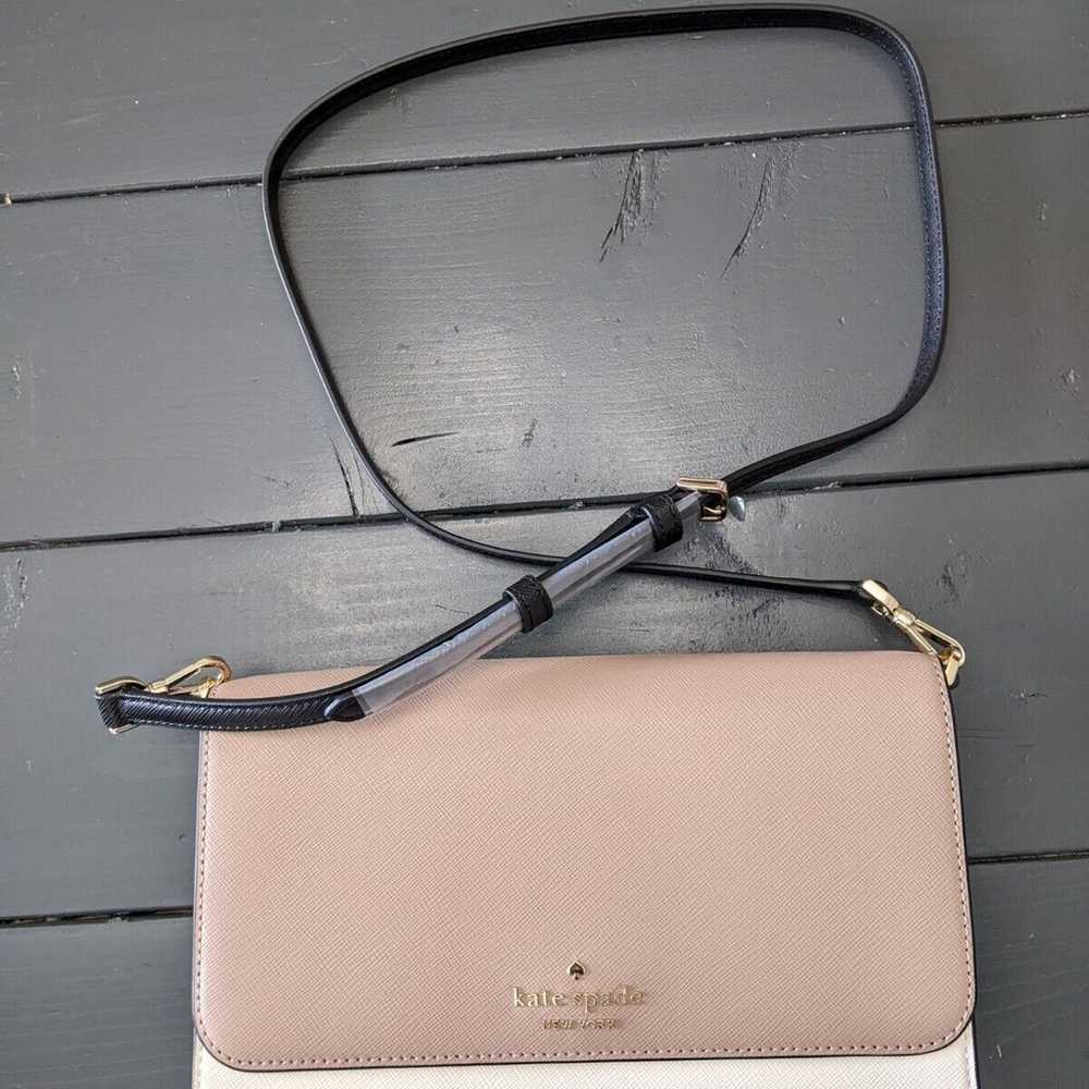 Kate Spade Madison Flap Crossbody Bag Beige Nude … - image 1