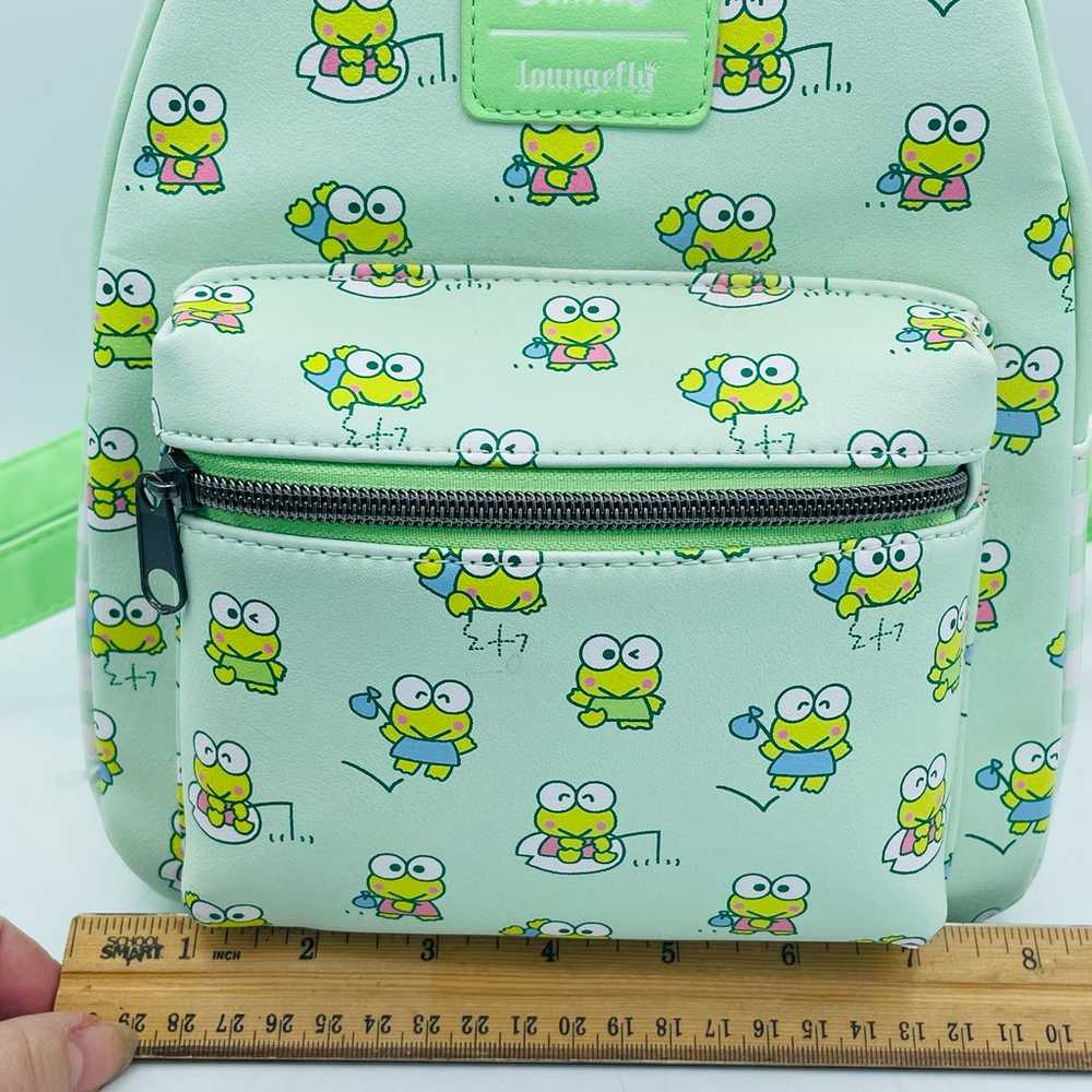 Loungefly Sanrio Keroppi Green Gingham Style Frog… - image 10