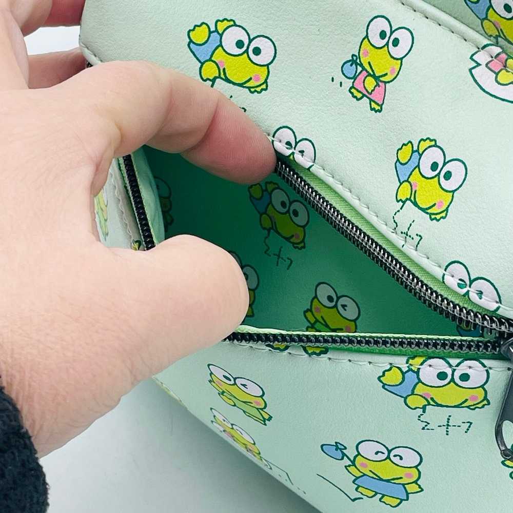 Loungefly Sanrio Keroppi Green Gingham Style Frog… - image 4