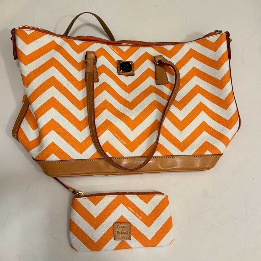 Dooney and Bourke Stripe Tote Bag - image 10