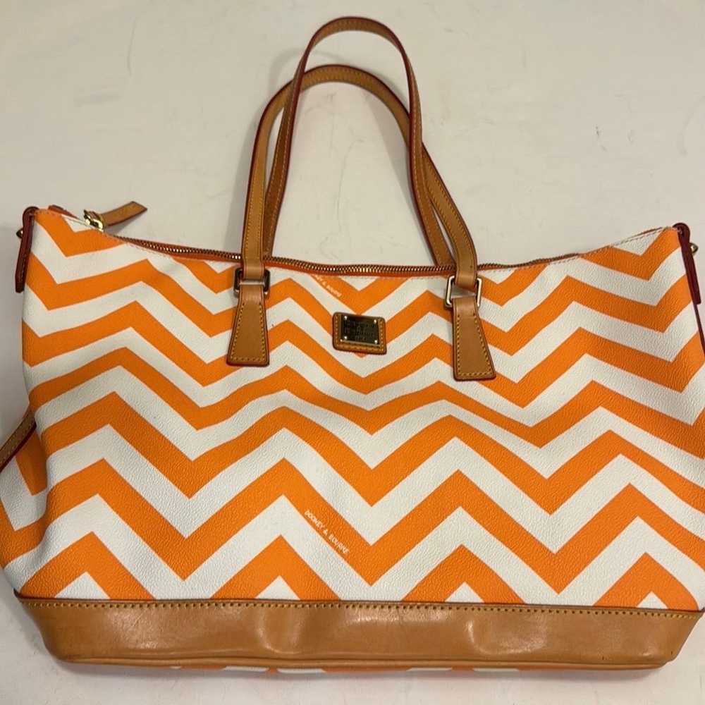 Dooney and Bourke Stripe Tote Bag - image 3