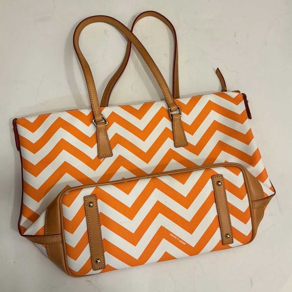 Dooney and Bourke Stripe Tote Bag - image 5