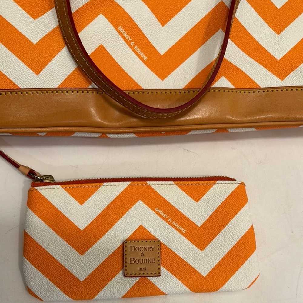 Dooney and Bourke Stripe Tote Bag - image 9