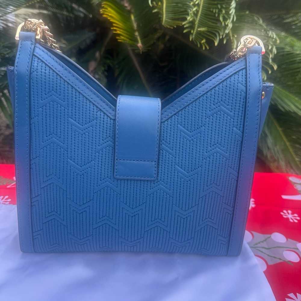 Michael Michael Kors Blue Whitney Purse Like New,… - image 5