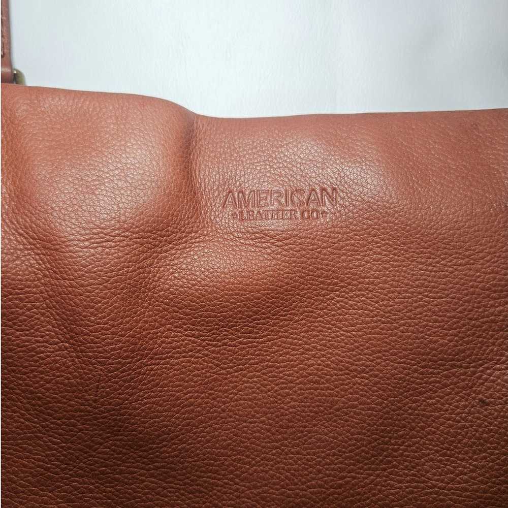 American Leather Company Brandy Pebble Lenox Trip… - image 7