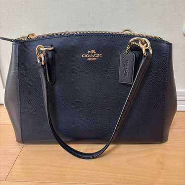 COACH Shoulder Bag Navy