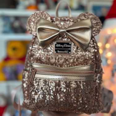 Disney on sale Parks Magenta Sequin Loungefly Backpack