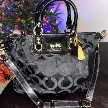 Vintage Coach Black Satchel - image 1