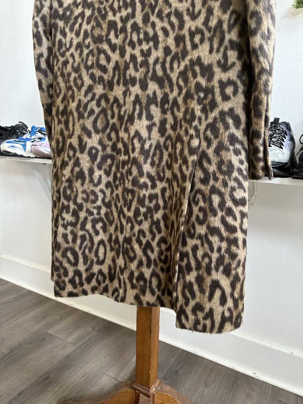 Amiri Rare Amiri Leopard Print Faux Fur Trench Co… - image 5