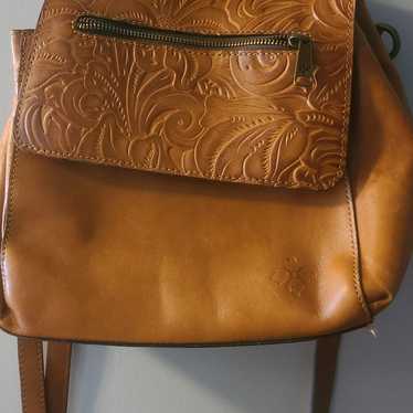 Patricia nash tooled leather backpack