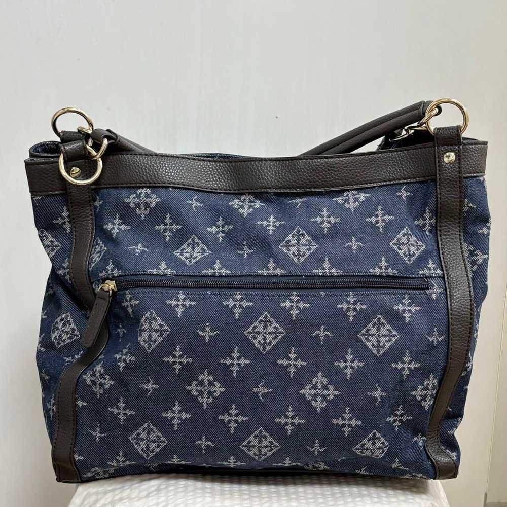 [Excellent condition] Daily russet Navy Denim Bag… - image 4