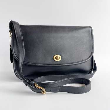 Vintage Coach Old Coach Shoulder Bag 9790 Black - image 1