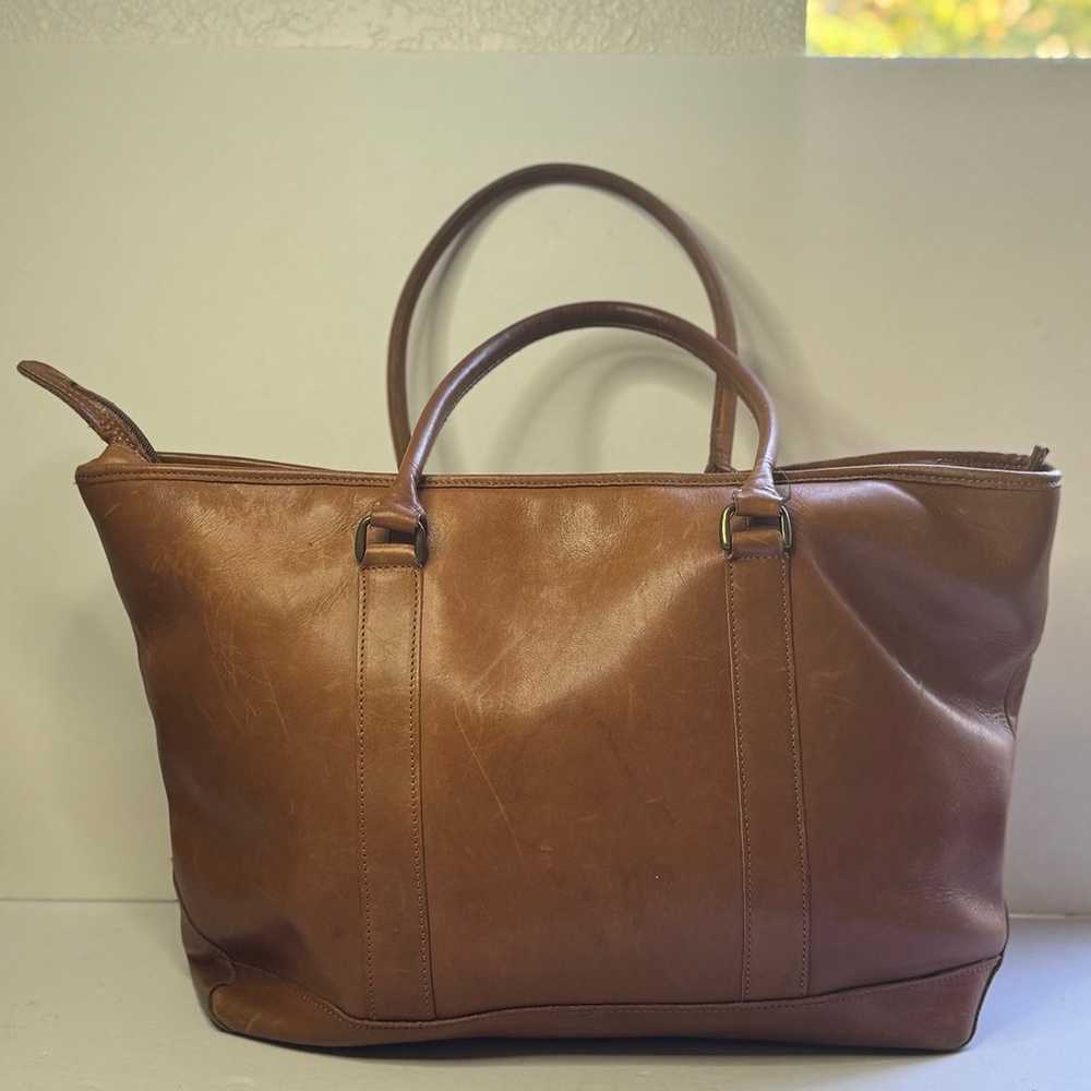 VTG L.L. Bean Town and Field Large Tote Bag Purse… - image 2