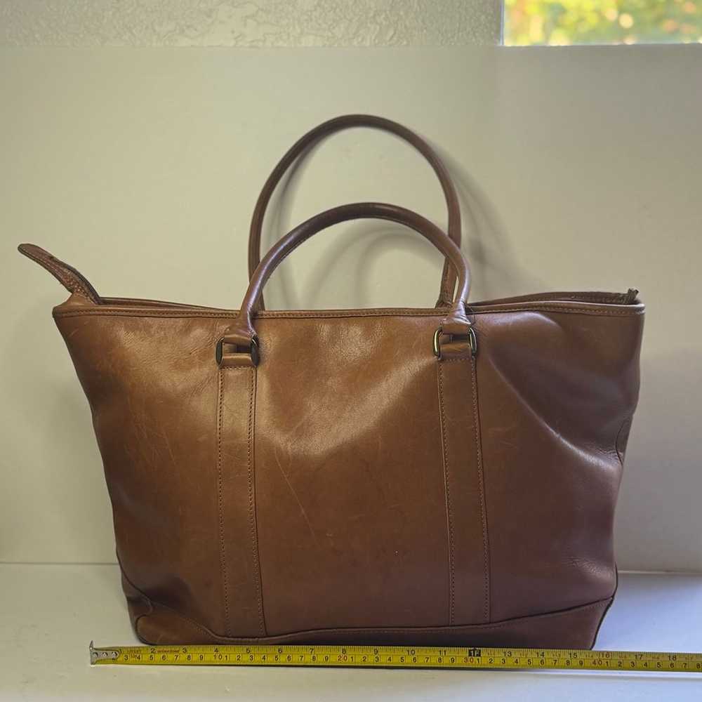 VTG L.L. Bean Town and Field Large Tote Bag Purse… - image 3