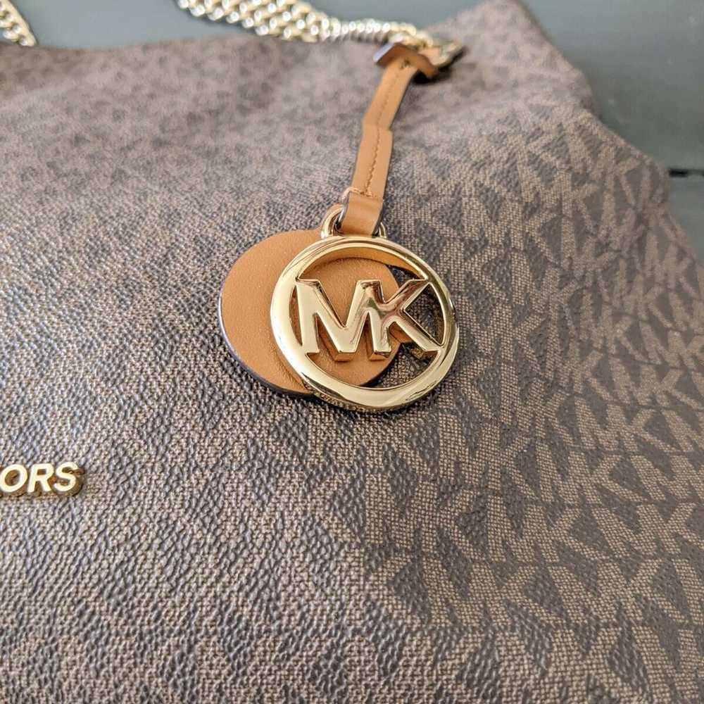 Michael Kors Brown Jet Set Monogram Shoulder Bag … - image 10