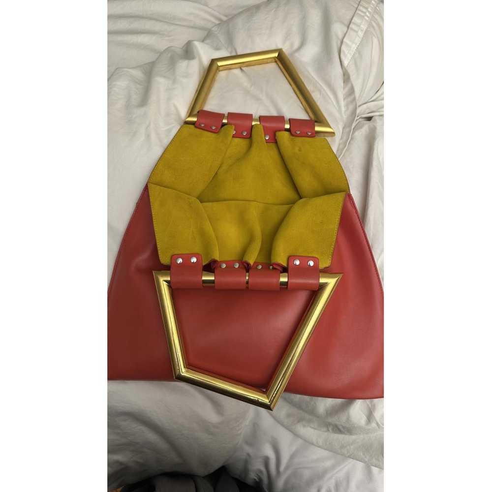 Celine Triangle leather handbag - image 3