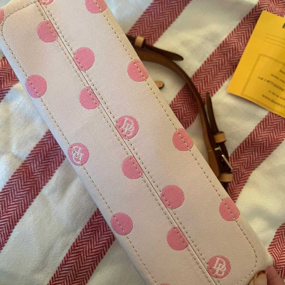 Dooney Bourke Pink Polka Dot shoulder bag - image 3