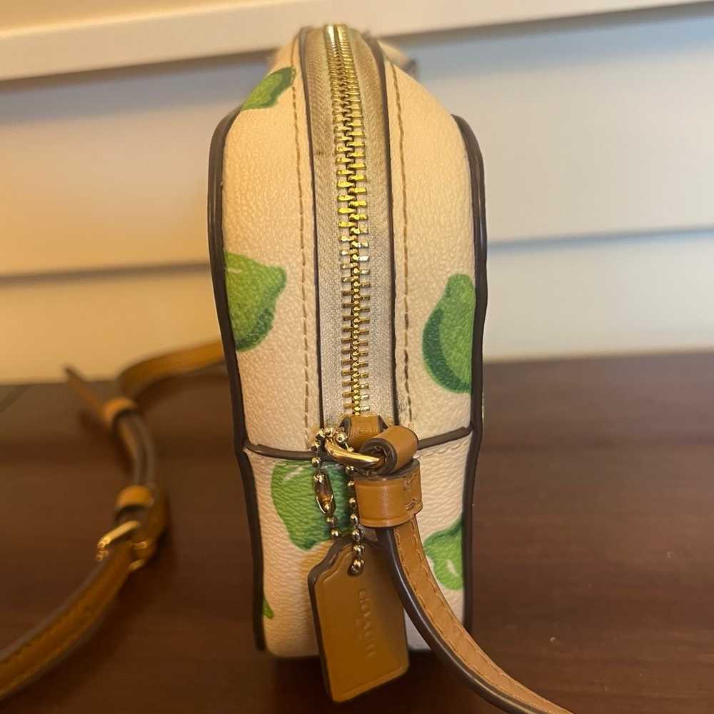 Coach Mini Camera Bag With Lime Print - image 4