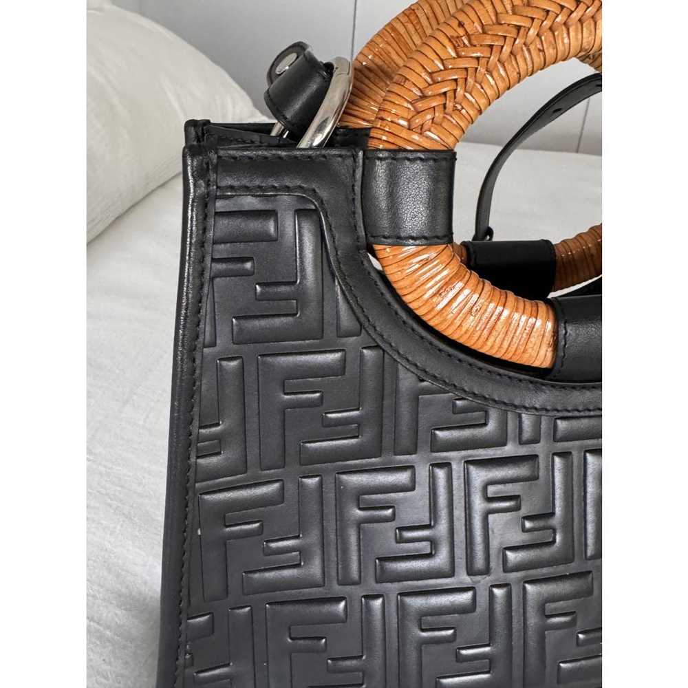 Fendi Runaway Shopping leather handbag - image 9