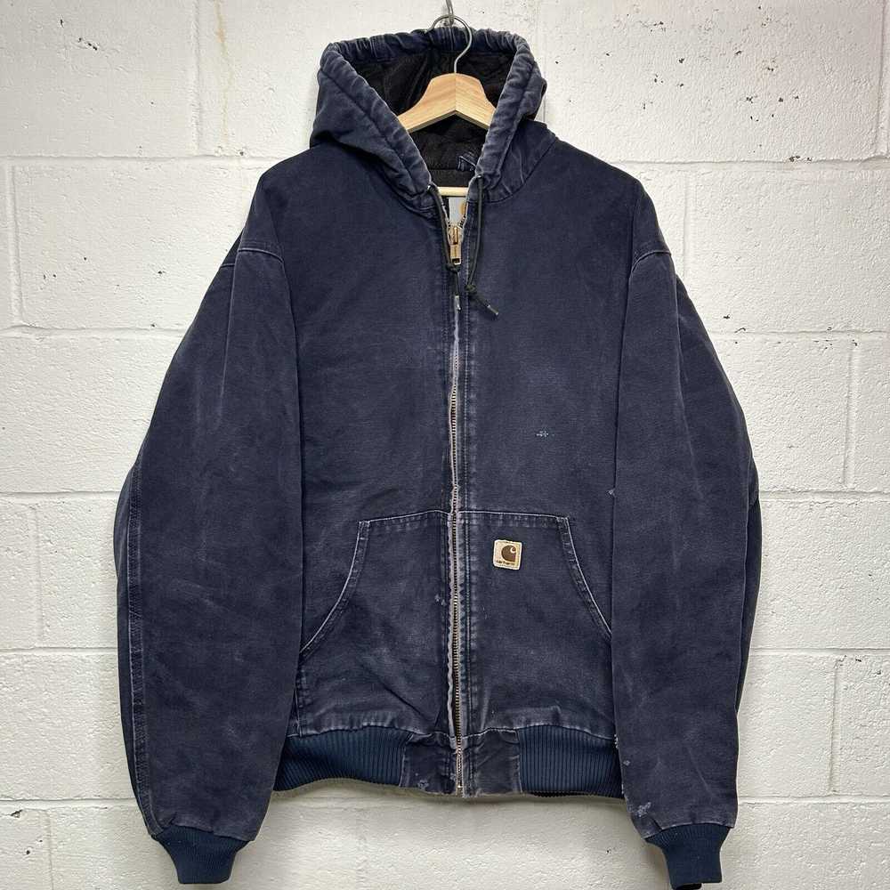 Carhartt Vintage Carhartt Quilt-Lined Jacket “Nav… - image 1