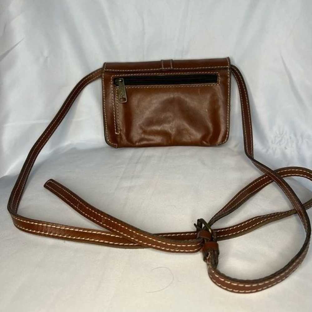 Patricia Nash Torri Leather Crossbody in Heritage… - image 4