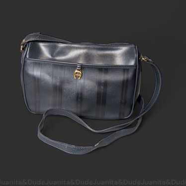 Vintage 80s ETIENNE AIGNER Leather Shoulder Bag H… - image 1